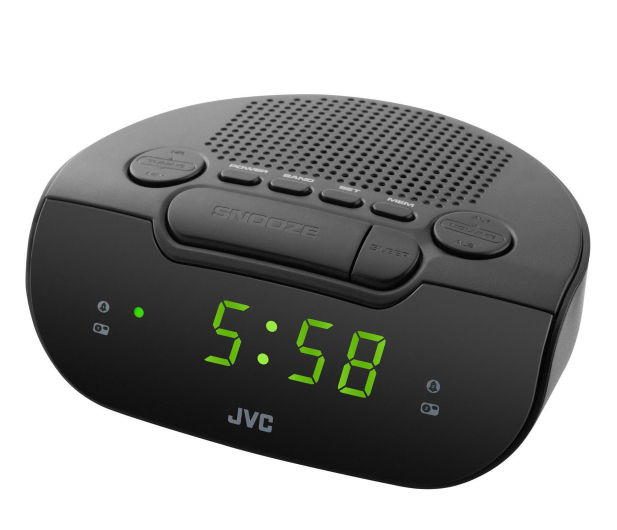 JVC JVC Radiobudzik black RA-E111B - 1515111 - zdjęcie